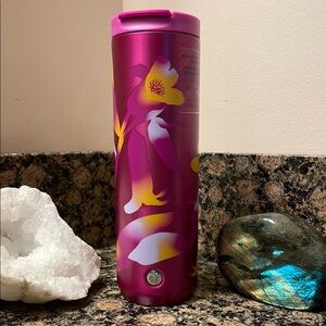 Starbucks Siren Ombré Spring Flower Stainless Steel 16oz Hot/Cold Tumbler NWT